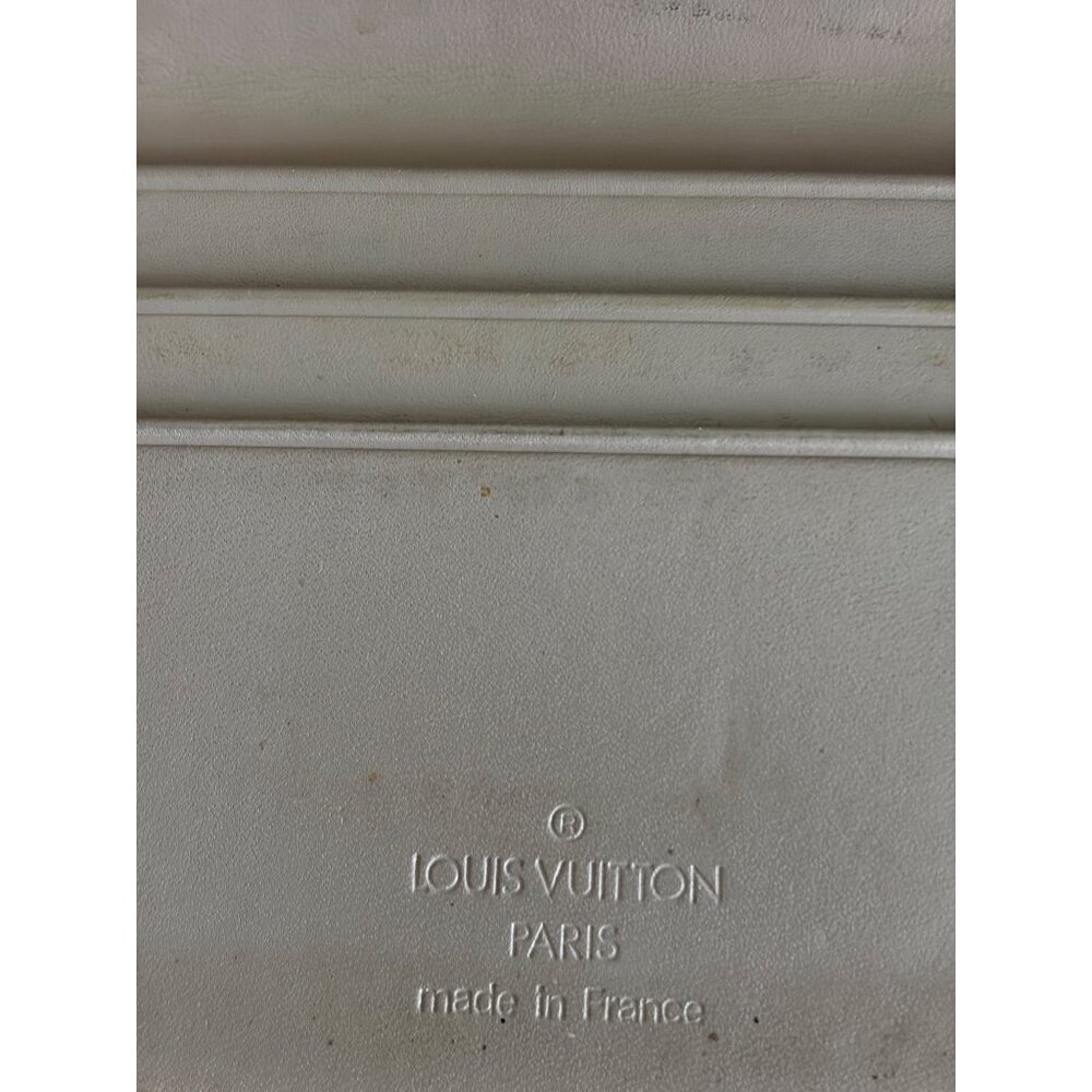 Louis Vuitton Vintage Porte-Monnaie Leather Loop Wallet Card Holder Smoke Lilac - Picture 12 of 13